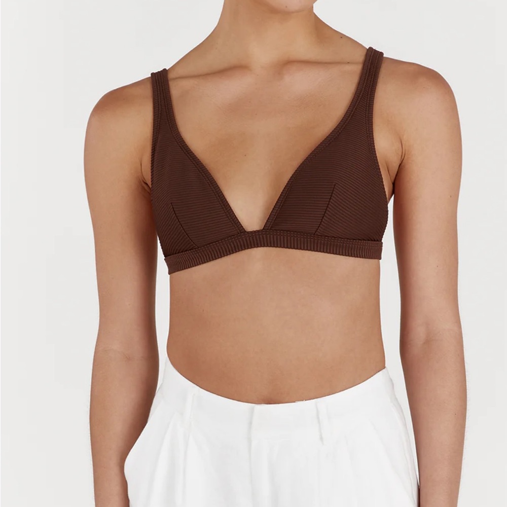 DISSH Amaya Triangle Bikini Top NWT